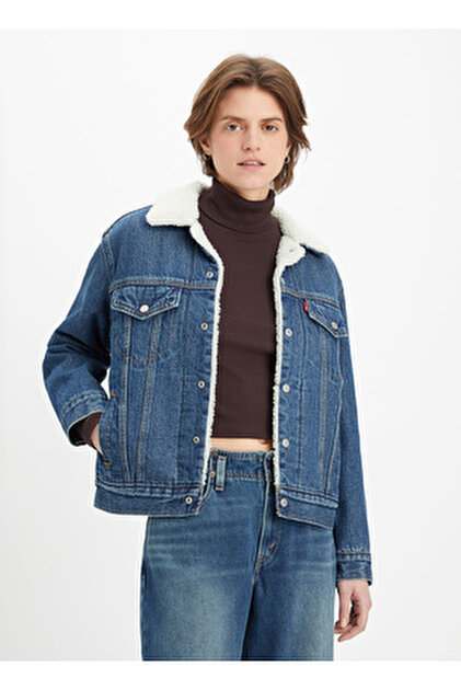 Levi's EX-BOYFRIEND SHERPA TRUCKER JACKET - Fiyatı, Yorumları