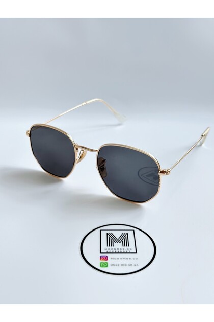 Milan Sunglasses - Unisex Sunglasses Gold Uv400 Protected