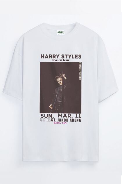 Harry Styles Live On Tour Jakob Arena Printed Unisex Oversize T-shirt