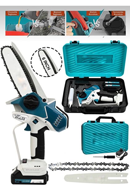 Germany Steel 2'li Set 9 HP Benzinli Odun Ağaç Hızar Motoru 598Vf