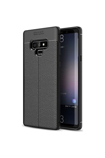Fibaks Galaxy Note 9 Kılıf Armor Deri Görünümlü Yüksek Kalite