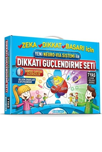 Adeda Yayınları Neuro Via Sistemi Dikkat Güçlendirme Seti 4 Yaş
