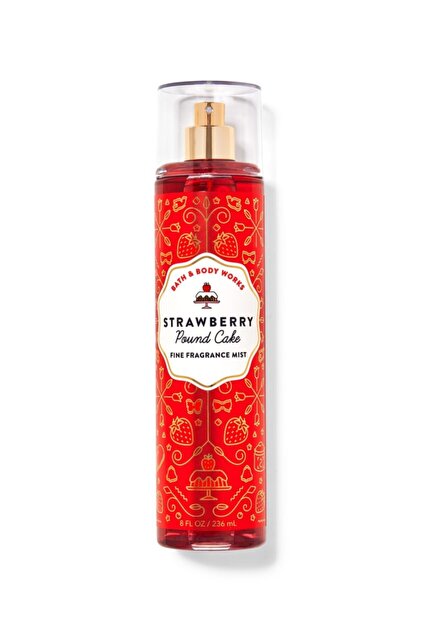 Bath & Body Works Strawberry Pound Cake Vücut Spreyi 8 oz / 236 mL