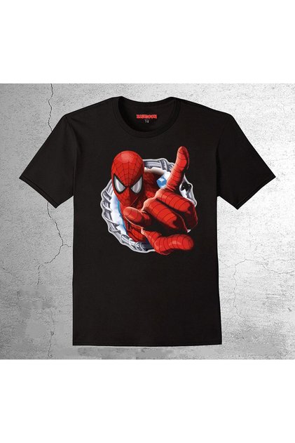 Spiderman Spiderman Superhero Mask T-Shirt Kids T-Shirt