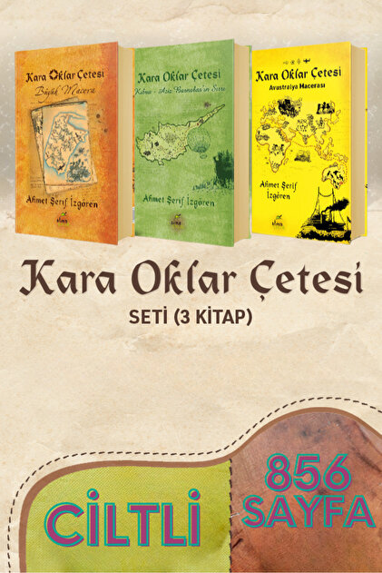 Elma Çocuk Kara Oklar Çetesi 3 Kitaplı Set - Ahmet Şerif İzgören