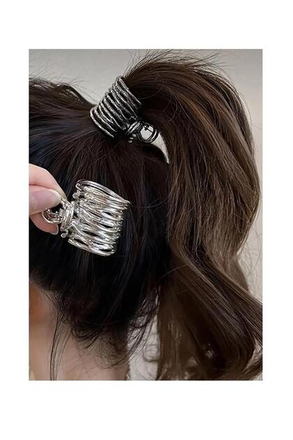 NEW TREND silver metal latch buckle