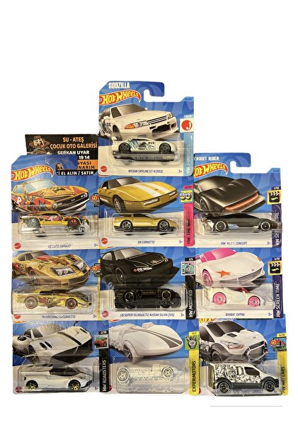 HOT WHEELS 10'lu Karma paket ( Gt R 32 Godzilla dahil) - Fiyatı