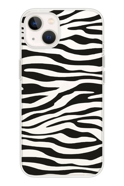 iPhone 13 Transparent Zebra - 2 Patterned Phone Case