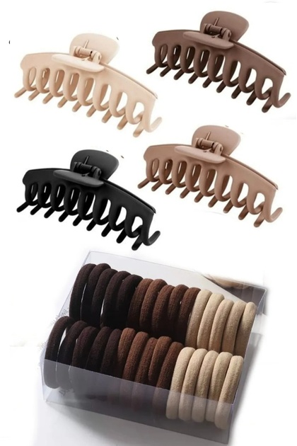 Women's 50 Pcs Elastic + 4 Pcs XL Latch Buckle Set