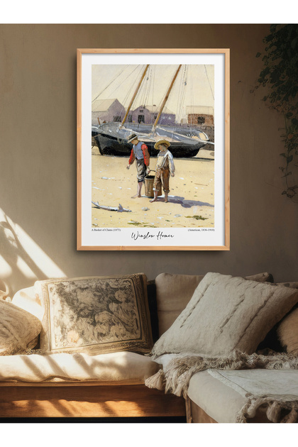 Framed Single Painting Two Brothers Modern Poster Painting Tk/188