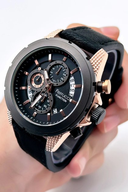 Function FCF.23010 Leather Cord Men's Wristwatch