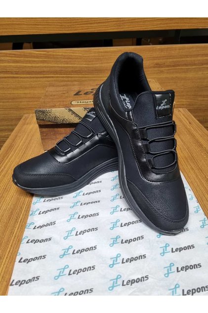 Daily Elastic Sports Shoes Winter and Seasonal Size 45-46-47 Large Size Aqua Shoes Artificial Leather