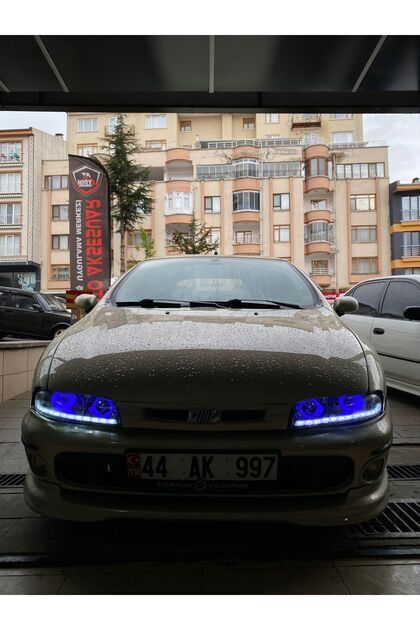 FİAT MAREA & BRAVA UYUMLU FAR İÇİ 4LÜ O TİP RGB ANGEL - 16 RENKLİ KUMANDALI