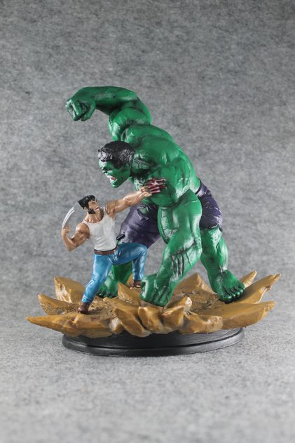 Hulk Wolverine diorama 20 CM DEV BOY Büst / Figür