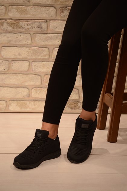 WOMEN'S JUMP BLACK COMPLETE Mesh SNEAKER SPORTS SHOES 24937