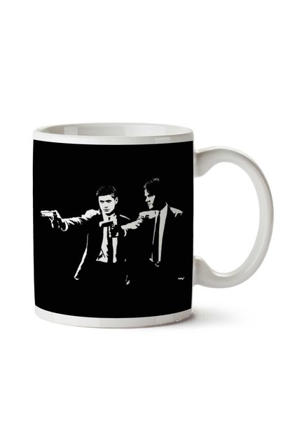 Pulp Fiction Supernatural Sam And Dean Winchester İki Tarafı Baskılı Kupa Bardak