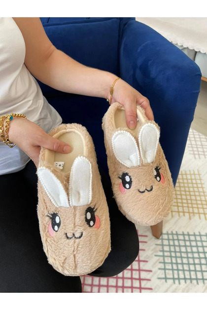 Slightly Flawed Fluffy Silent Sole Animal Figured Slippers Women's House Slippers Furry Slippers Dowry Bundle