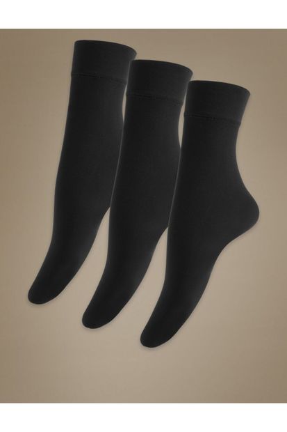 Marks & Spencer 3'lü 40 Denye Opak Çorap Seti - 2