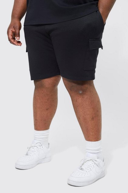 2 Thread Plain Oversize Cargo Pocket Shorts