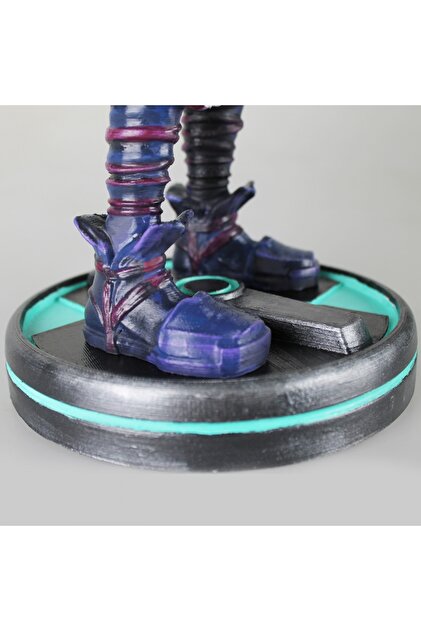 ekko 様 lolo TuransoyCraft LOL Ekko Boyalı Figür League of Legends Zamanı Kıran