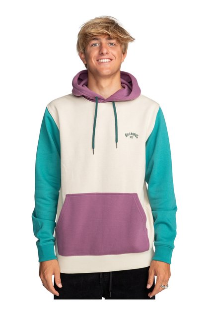 Billabong Çok Renkli Erkek Kapüşon Yaka Sweatshirt EBYFT00115 Arch Block Po