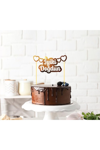 Cake Top Happy Birthday Foiled Toothpick