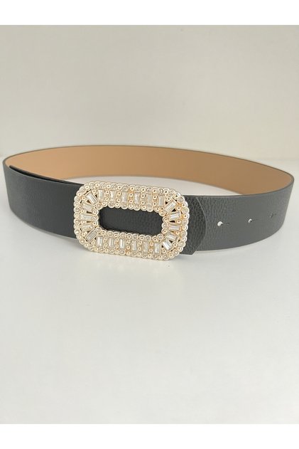4 cm Taşlı Tokalı kadın kemeri