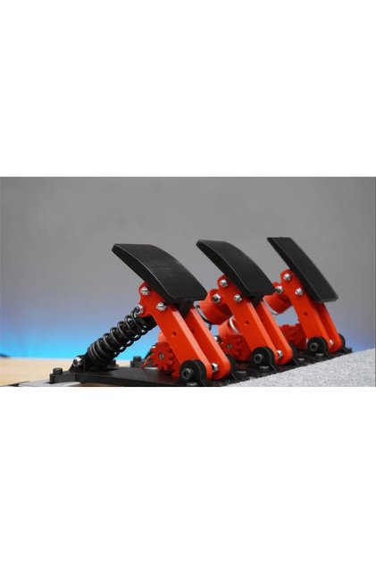 Simülatör Pedal Seti 3d Baskı Seti (SADECE PLASTİK PARÇALAR-MOTOR-KUMANDA-ELEKTRONİK HARİÇ)