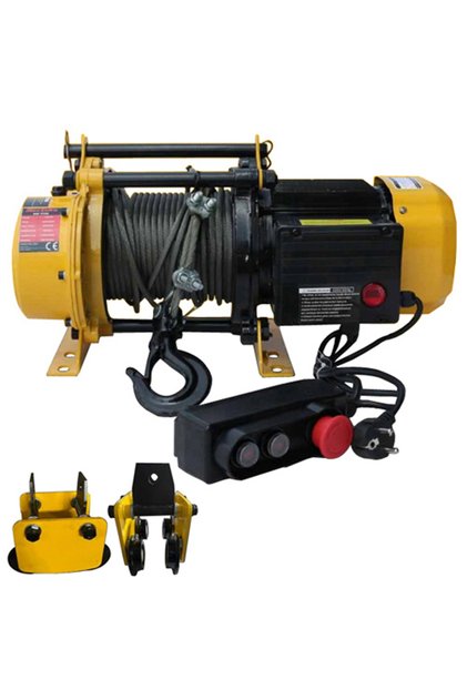 MX11110 Elektrikli Şaryolu Pratik Vinç 750/1500kg 15-30Metre 220V