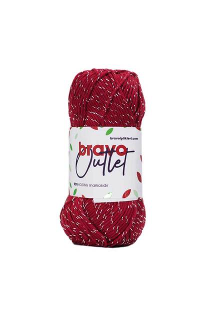 Outlet Glitter Knitting Rope Red