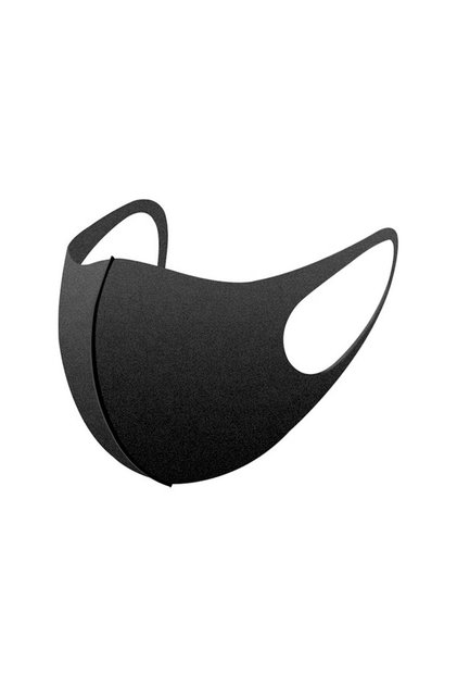 Siyah Yüz Koruyucu Bez Maske