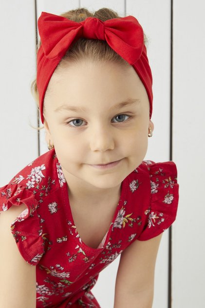 Handmade Soft Bow Tied Natural Cotton Combed Baby Kids Girls Bandana Best Of Series