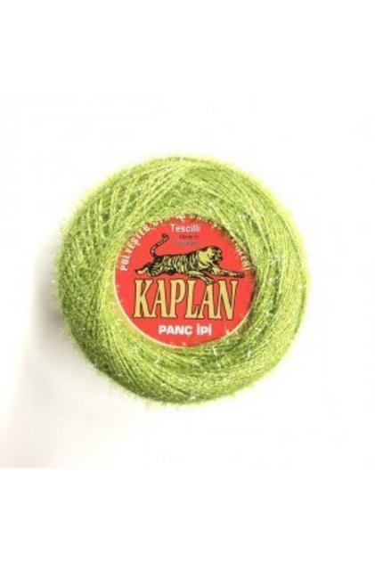Punch Thread Green Color 10 gr Glitter