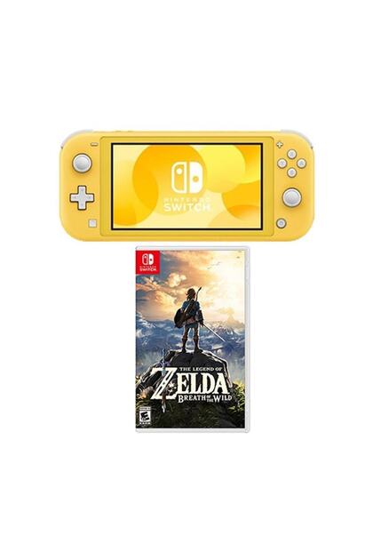 Nintendo Switch Lite Konsol Sarı + The Legend Of Zelda Breath Of