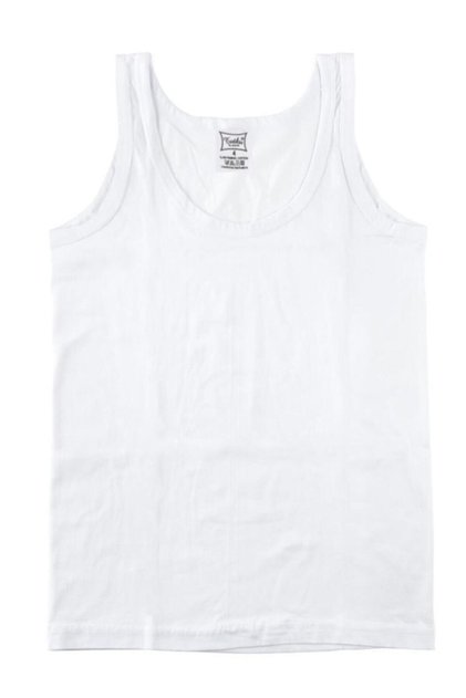Boy's White Undershirt - Pack of 6