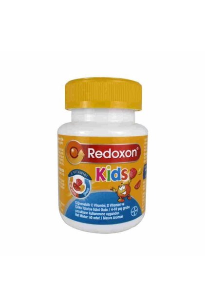 Kids 60 Adet Çiğnenebilir C Ve D Vitamini-çinko Takviye - 4-10 Yaş