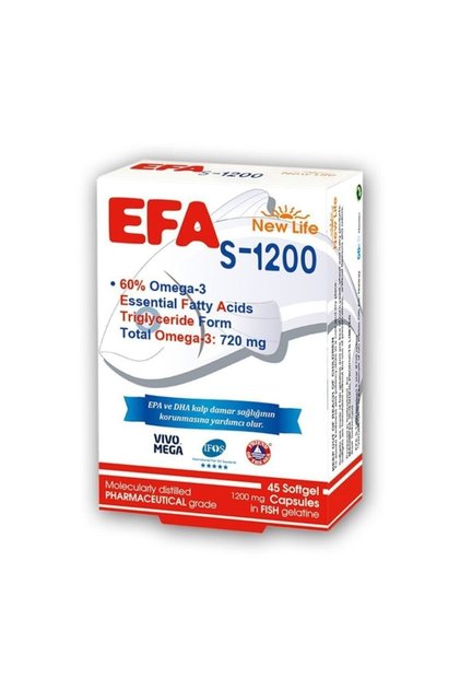 Newlife Efa Omega3 S-1200 45 Kapsül