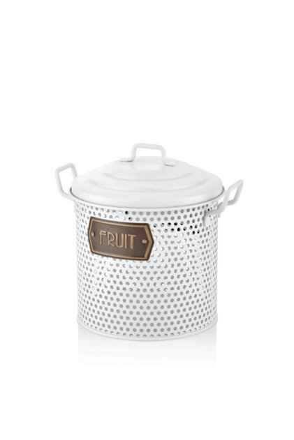 White Shah Fruit Storage Container - 30x23x23cm
