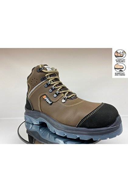Mekap Gripper Gpr 215 S3 %100 Crazy Deri Kompozit Burun Ve Ara