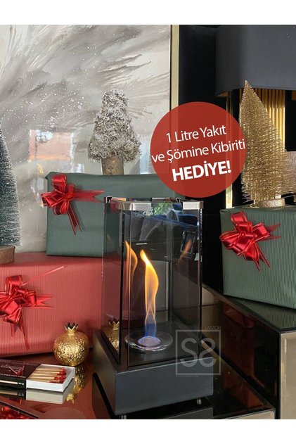 Mini Tornado Masaüstü Şömine Hediyelik Set