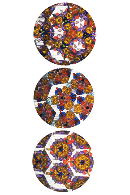 Toyaş Kaleydoskop Metal 14 cm.Turkuaz Kaleideskop Hediyelik Retro