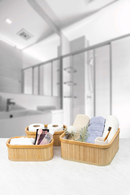DECOLOVE Bambu Çok Amaçlı Üçlü Organizer - Fiyatı, Yorumları