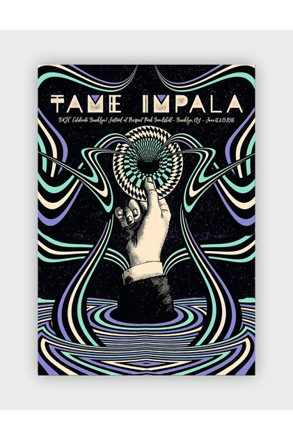 Tame Impala Vintage Duvar Posteri - Duvar Dekoru - Kalın Kağıt - Çerçevesiz