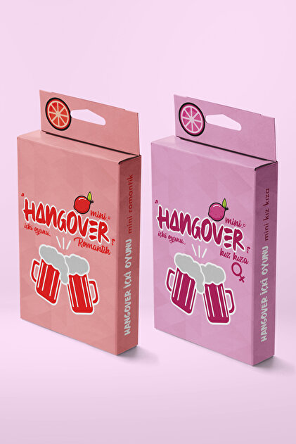 Mini Hangover Set of 2 - Romantic and Girl Girl Drinking Game