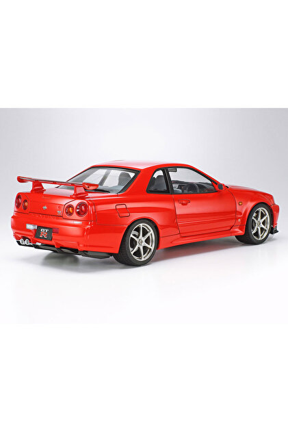 TAMIYA 1/24 Nissan Skyline GT-R V-Spec R34 Plastik Araba Maket