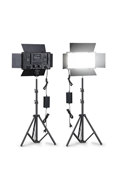 Deyatech Pro Led 800 Video Çekim Işığı Çift Bataryalı Led