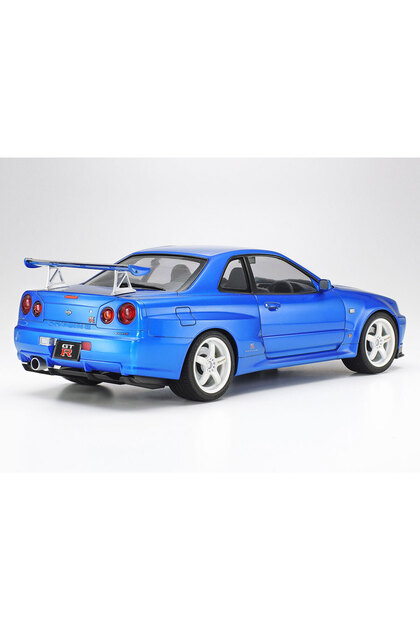 TAMIYA 1/24 Nissan Skyline GT-R V Spec II (R34) Plastik Araba
