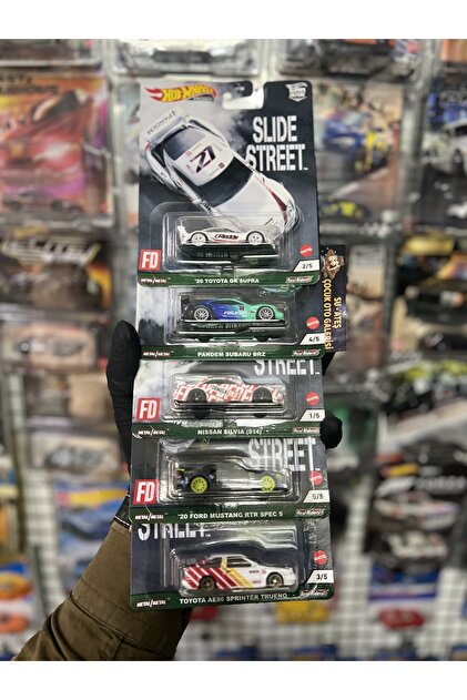HOT WHEELS Slide Street 5'li Set (1.64 ölçeklidir ) - Fiyatı