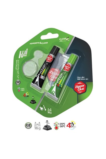 Zipper Glue İran Malı Çift Karışımlı Yapıştırıcı 16 Gr Şeffaf