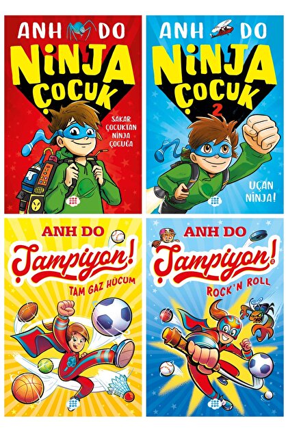 Dokuz Yayınları Ninja Çocuk 1 ve 2 Sakar Çocuktan Ninja Çocuğa